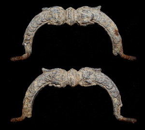 Handle, Zoomorphic 3D Dolphin, Roman Pannonia, Rare! Handle, Zoomorphic 3D Dolphin, Roman Pannonia, Rare!